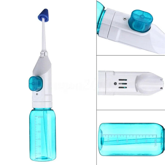 Oral Irrigator, Manual Pump Mouth Cleaner, Braces Cleaner
