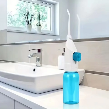 Oral Irrigator, Manual Pump Mouth Cleaner, Braces Cleaner